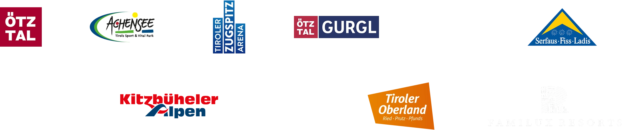 Unsere Kunden: Ötztal, Tiroler Zugspitz Arena, Achensee, Gurgl, Imst