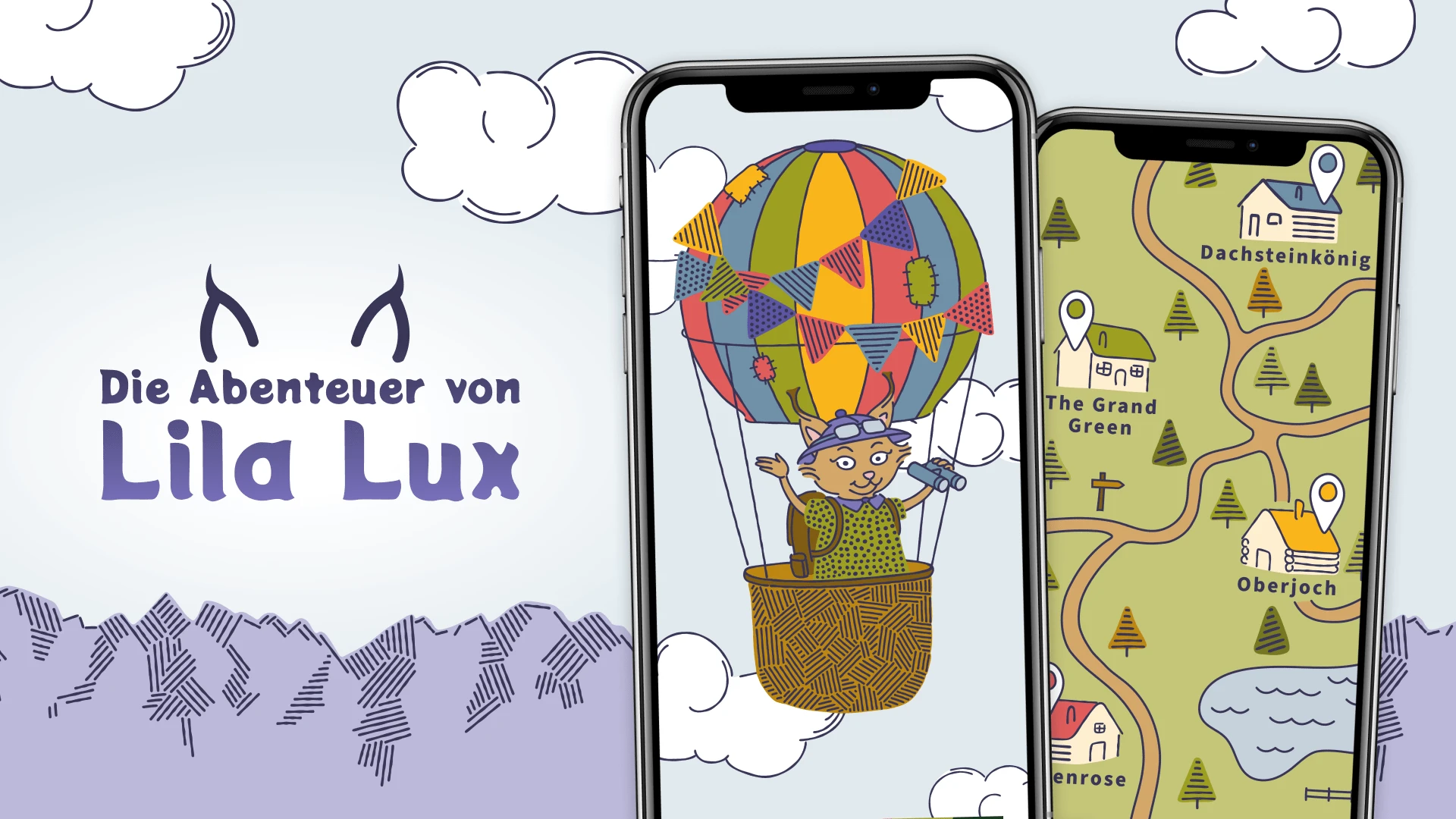 Das Farbabenteuer und die Resort-Karte in der App