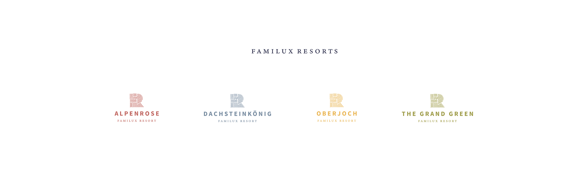 Alpenrose, Dachsteinkönig, Oberjoch und The Grand Green – Familux Resorts